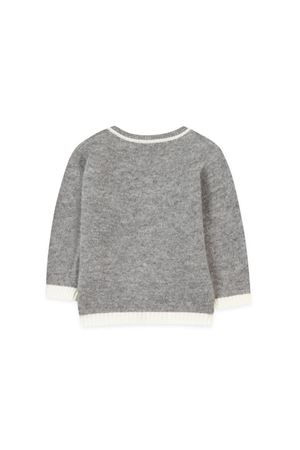 Cardigan in cashmere grigio TARTINE ET CHOCOLAT KIDS | TZ1809122